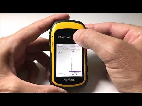 Garmin eTrex 10 - Measure Distance on Map