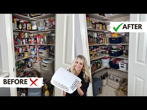 REALISTIC PANTRY ORGANIZATION IN 12 MINTUES
