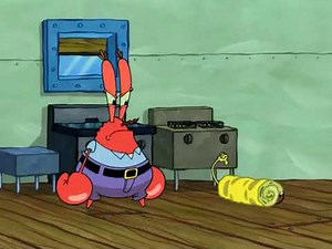 Spongebob- impersonation of a burrito