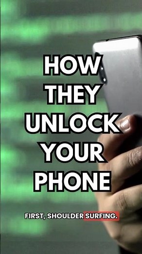 How Hackers Unlock Your Phone | Shoulder Surfing & PIN Cracking Explained