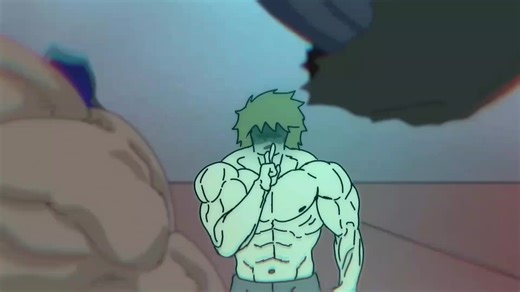 Un show más muscle man jujutsu kaisen durísimo video