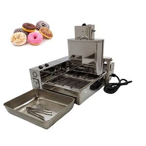 [Hot Item] Professional Fully Automatic Small Ball Yeast Donut Fryer Glazing Making Production Machine