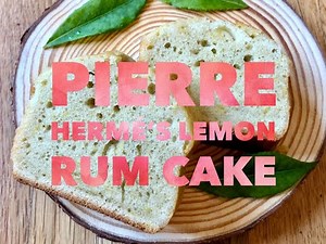 🍋Pierre Hermé's Lemon Rum Cake🍹