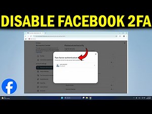 How To Disable Two Factor Authentication On Facebook