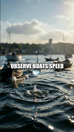 Soap Boat Surface Tension Experiment