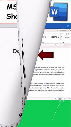 How to navigate between the Document, Task Pane, Status Bar, and Ribbon using shortcuts in MS Word