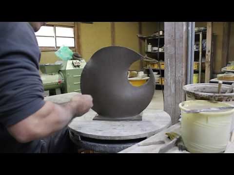 Japanese pottery making (Tatara technique)信楽焼 タタラ成形