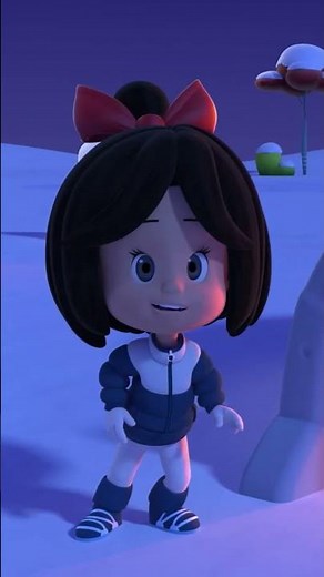 What a great teamwork! 🛷🧊⛄ #Cuquin #Cartoons #Christmas