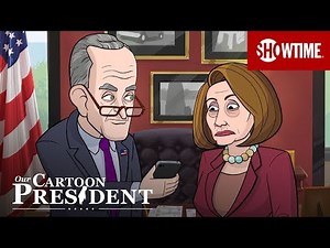 'Cartoons Chuck & Nancy Try to Capture Cartoon AOC's Lightning' Ep. 1 Clip | Our Cartoon President
