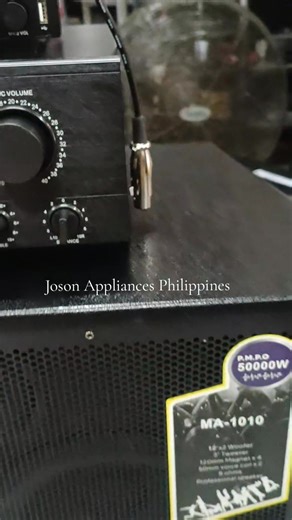 7.6K views · 77 reactions | KARAOKE SET JOSON AV-902 JOSON MA-1010 PLATINUM JUNIOR 2 DM-8000 MIC BOUND TO MALABON CITY PRICE: 16,000 #joson #amplifierspeakers #proaudioequipment #soundsystem #fbreels #fbreelsvideo #fyp | Joson Appliances Philippines | Facebook