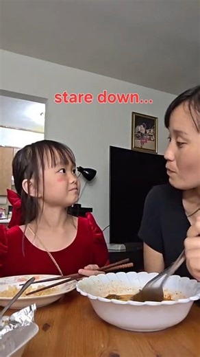 Sara's stare down! #staredown #saramoua | Panee Moua