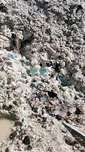 Extracting Aquamarine Gemstones from Mt Antero