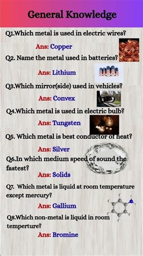 Basic General Knowledge Quiz Everyone Gets Wrong #quiz #science #shorts