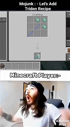 Minecraft Added a Trident Recipe… Or Did It? 🤨” #viral #minecraft