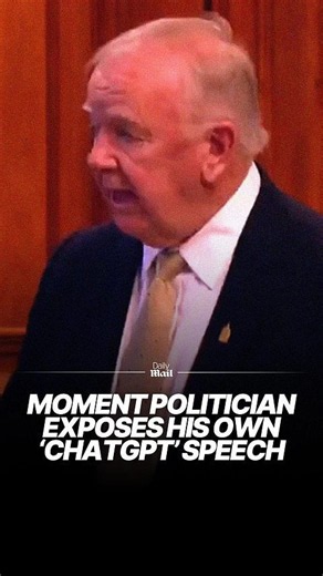Canadian politician caught reading out 'ChatGPT speech'