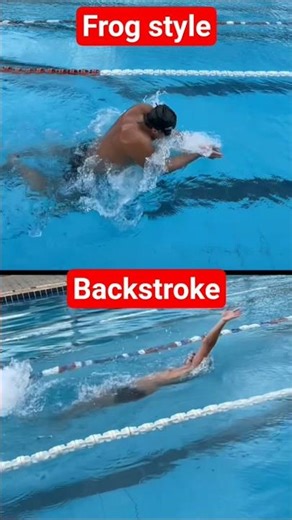 How to Swim Backstroke and Frog Style – Compare Technique and Control