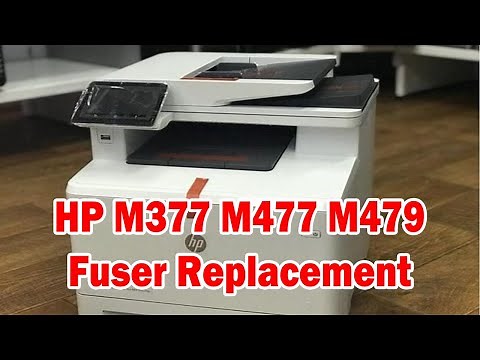 How To Replace The HP Color LaserJet Pro MFP M452 M377 M477 M454 M479 Printer Fuser Instructions