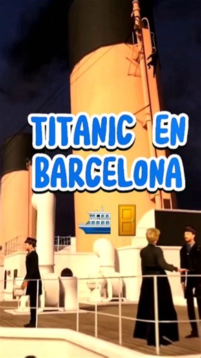 TITANIC EN BARCELONA ⛴️🚪‼️ #barcelona #BCN #realidadvirtual #quehacer #eclipso #titanic #titanic1912