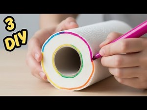 What Happens When You Paint a Paper Towel ??? 3 Creative Craft Ideas 🎨 DIY Paper Decorations
