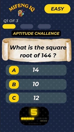 Square Roots & Speed — Solve in 10 Seconds or You're NOT Ready! 😱 | APTITUDE - 01
