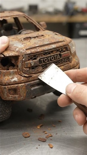 Rusty Toyota Tundra TRD Pro Restoration | Extreme Rust Removal! 🛻🔥 #rustremoval #asmr