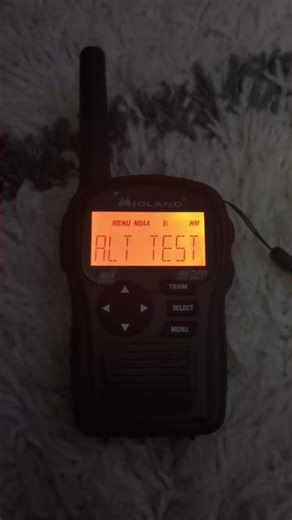 Midland HH54VP Alert Test