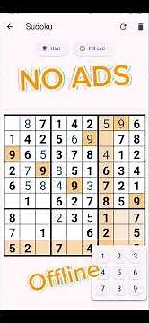 Pure Sudoku — Free Offline Game | No Ads #Sudoku #SudokuGame #SudokuFree #SudokuOffline #NoAdsGame