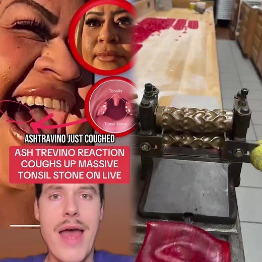 ash trevino coughs up a massive tonsil stone and has moved away from her daughters for the next month 😳 do you think she needs a reality check? 😓 #ashtrevino