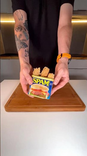 Szynka konserwowa w panierce panko / spam panko fries 🍟✌🏻 #spam #spamfries #szynkakonserwowa