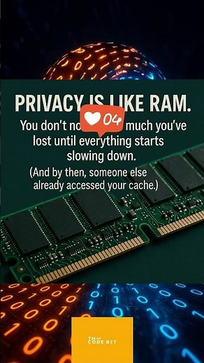 Tech JOKE: Privacy is like RAM