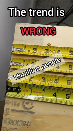 5.1M views · 4.7K reactions | Tape measure are accurate and people are 1inch mark to look off. #tapemeasure #tools #construction | Revive Home Tips | Facebook