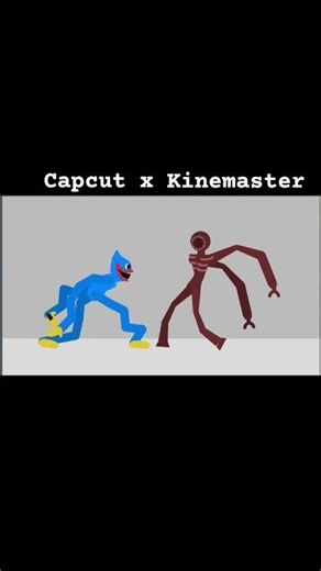 Huggy Vs Figure || #kinemaster #capcut #sticknodes #animation