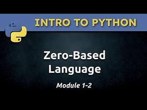 1.2 - Zero-Based Language (Python)