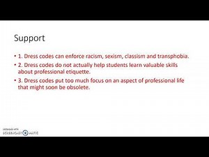 Sample Argument Presentation