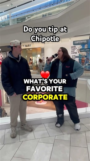 Do you tip at Chipotle? #chipotle #streetinterviews #tippingculture