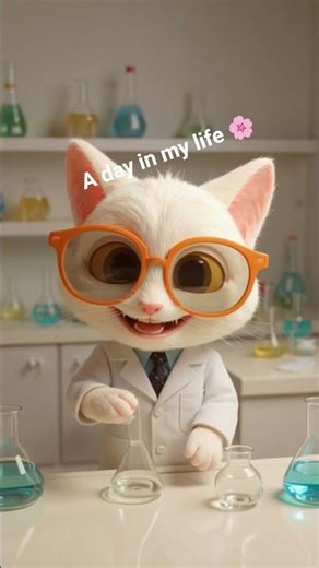 🌸 A Day in My Life | SnowyMeow’s Fun Chemistry Lab Experiments 🧪✨