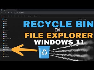 🗑️ How to Show Recycle Bin in File Explorer (Windows 10 & 11) | Quick & Easy Tutorial