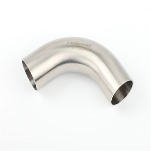[Hot Item] Stainless Steel Welded 90 ASME Bpe Elbow 90 Degree Long Type