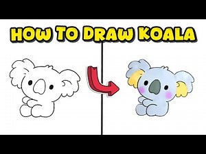 How to Draw a Koala Step by Step – Easy Animal Drawing with Markers