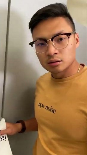 Two people were caught in a restroom stall! #shorts