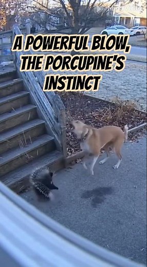 Porcupine Strikes Back: Deadly Quill Defense Against Dog