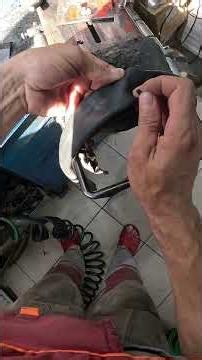 How to quickly vulcanize a tube in 2 minutes #tirechange #automobile #vulcanization #innertube