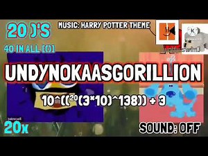 Numbers 1 HOGILLION - 1 SUPERCALIFRAGILISTICEXPIALIDOCIOUSILLION But 10x Speed