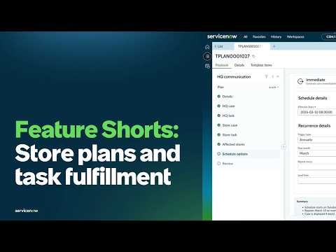 Feature Shorts: Retail store plans and fulfillment