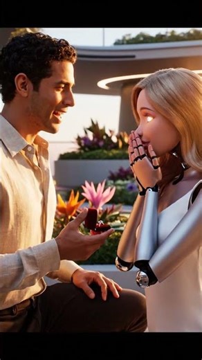 A Robot... Purposing💍🤖 #FutureOfLove #FutureBots #robotics