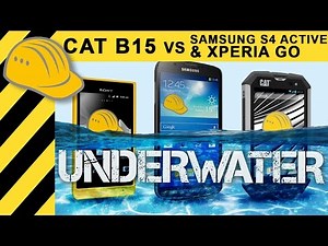 CAT B15 vs. Samsung S4 Active & Xperia Go - Drop Test! Outdoor Smartphone Test & Comparison