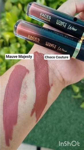 Faces Canada Comfy Matte Lipstick Review 🌸 #lipstick #shorts #makeup #review