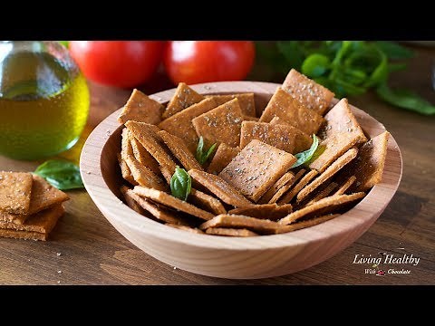 How to Make HOMEMADE CRACKERS with Cassava Flour (Vegan & Paleo)