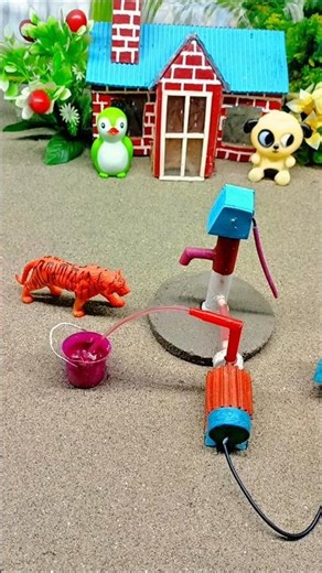 DIY tractor video Mini hand pump project science project 425