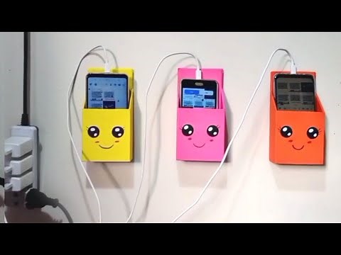 Easy DIY mobile charging holder Cute and kawai